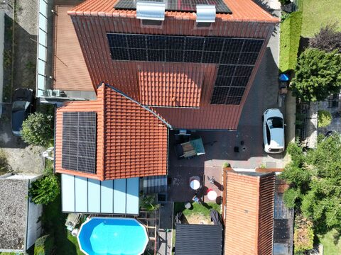 Photovoltaik auf Stadthaus