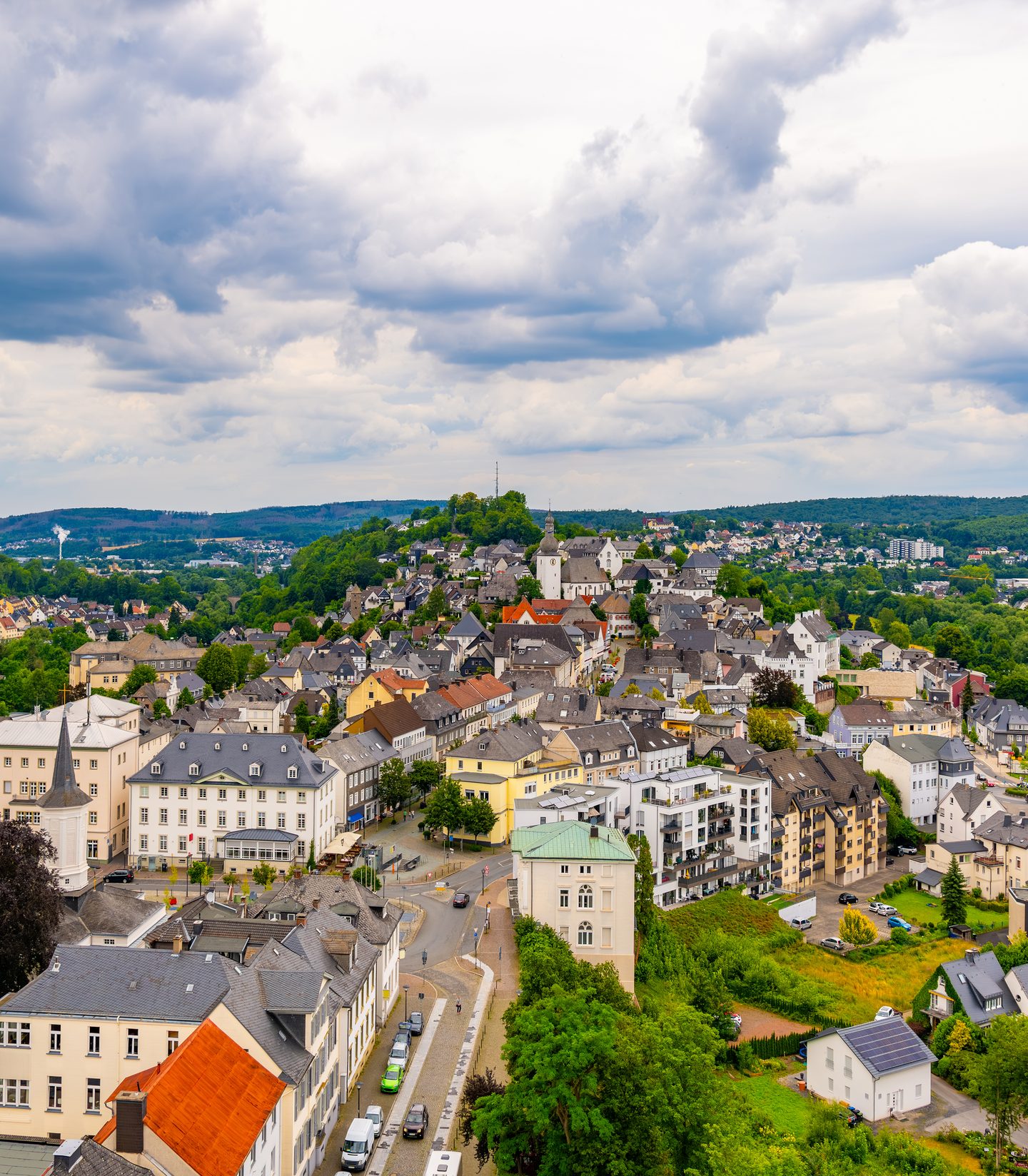 Blick über die Altstadt von Arnsberg im Sauerland