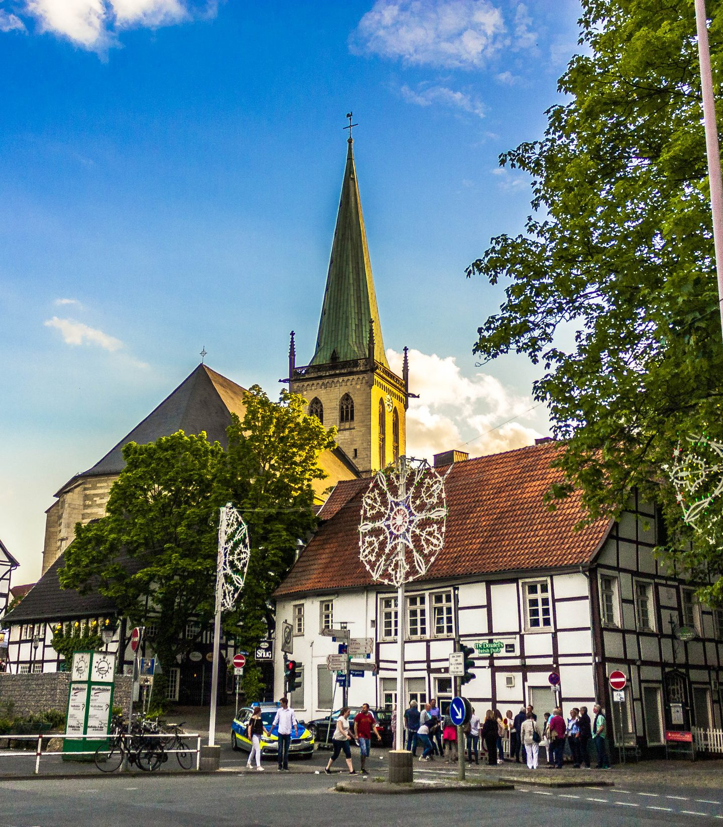 Altstadt von Unna mit der Stadtkirche